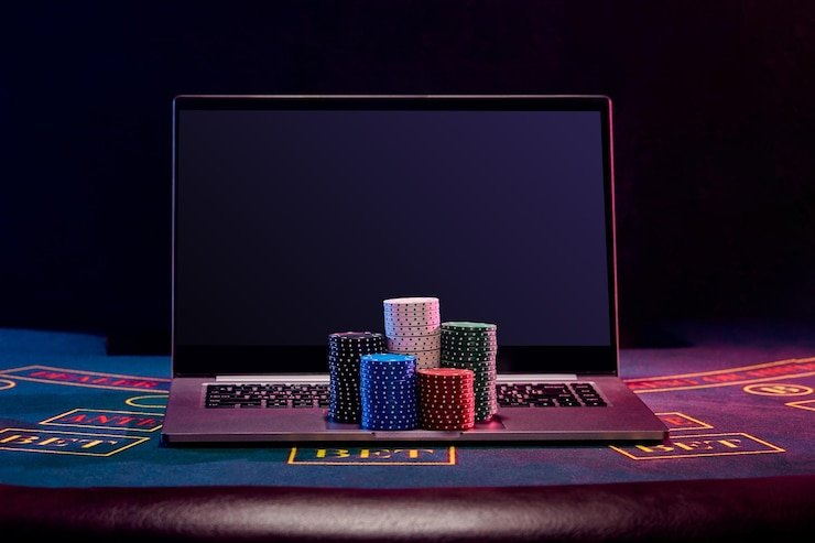 Antarmuka aplikasi sin slot dengan menu utama permainan kasino langsung dan taruhan olahraga